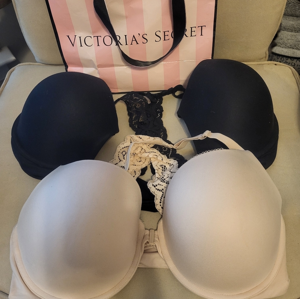 Victoria Secret front closure lace back bra
